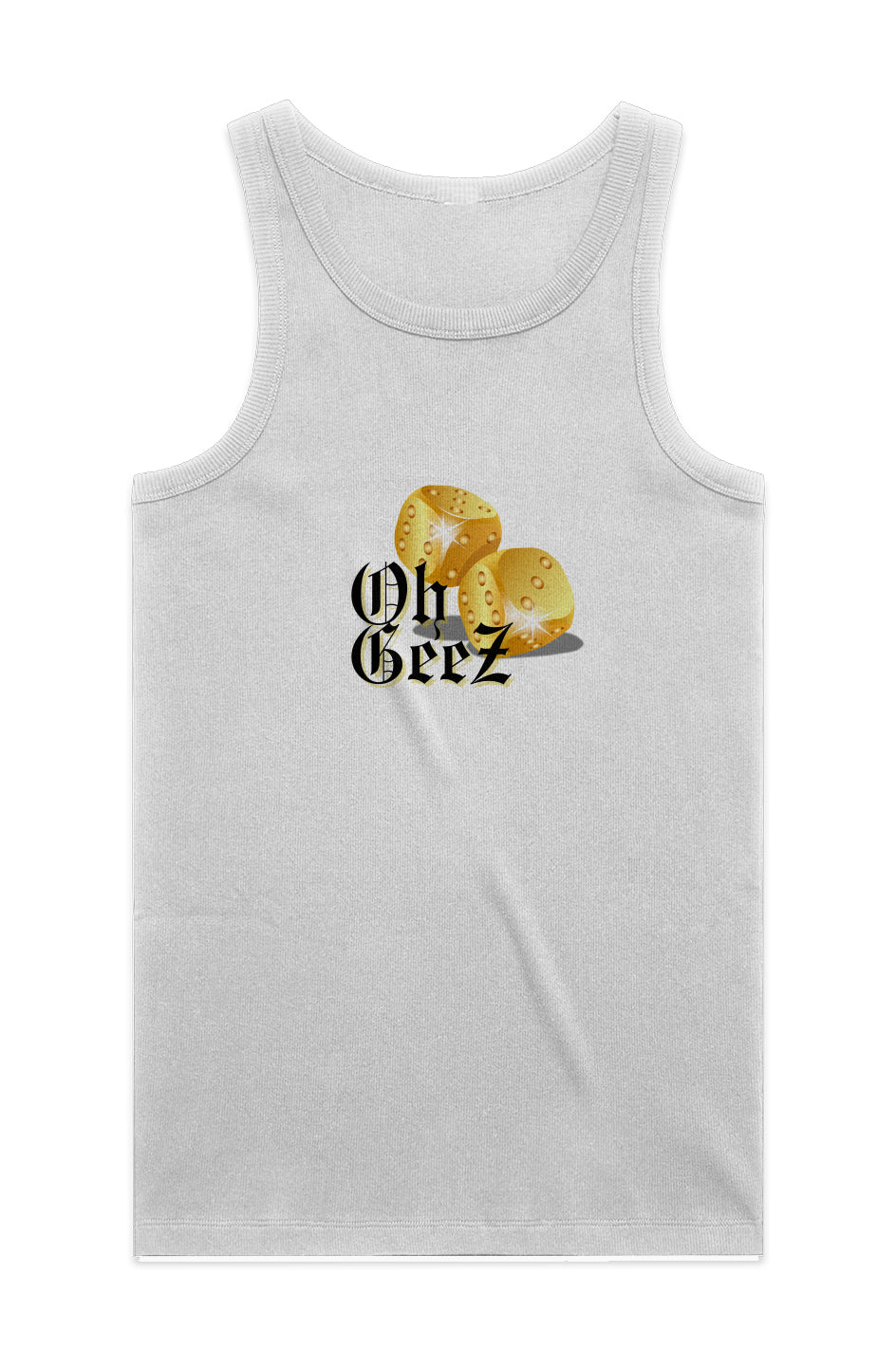 Dice Oh Geez MENS RIB SINGLET