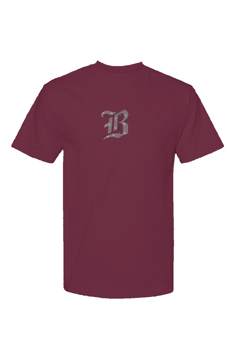 Baseball B & Paisley Classic Streetwear T Shirt