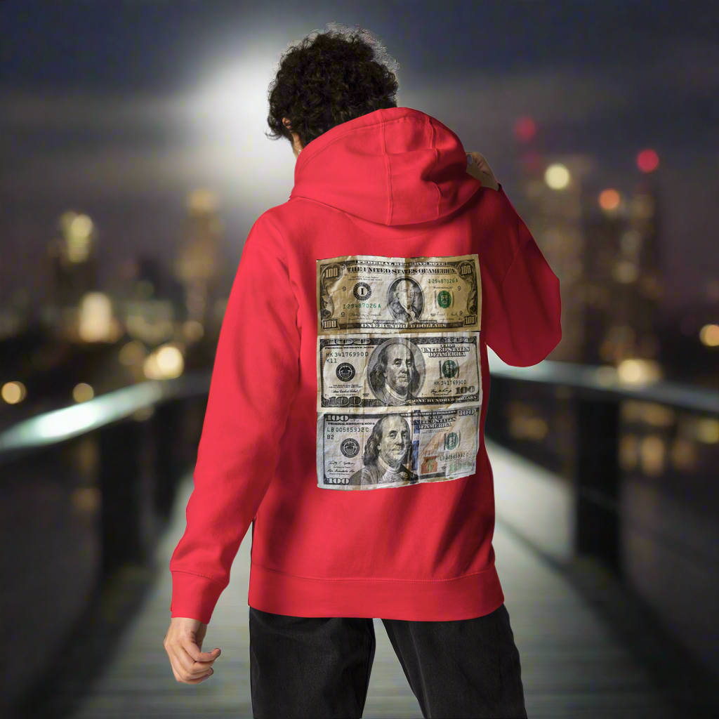 Crowned B Embroidery & Old to New Benjamin’s Unisex Hoodie