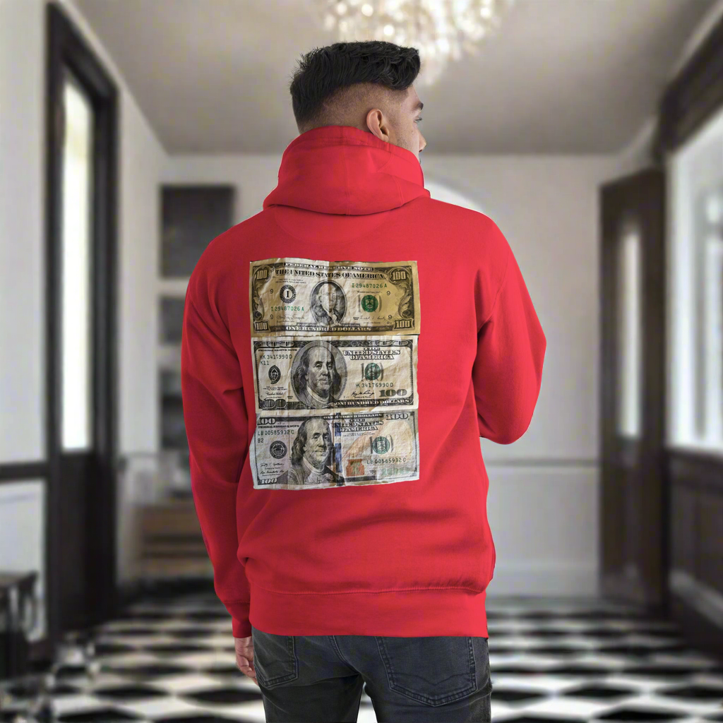 Crowned B Embroidery & Old to New Benjamin’s Unisex Hoodie