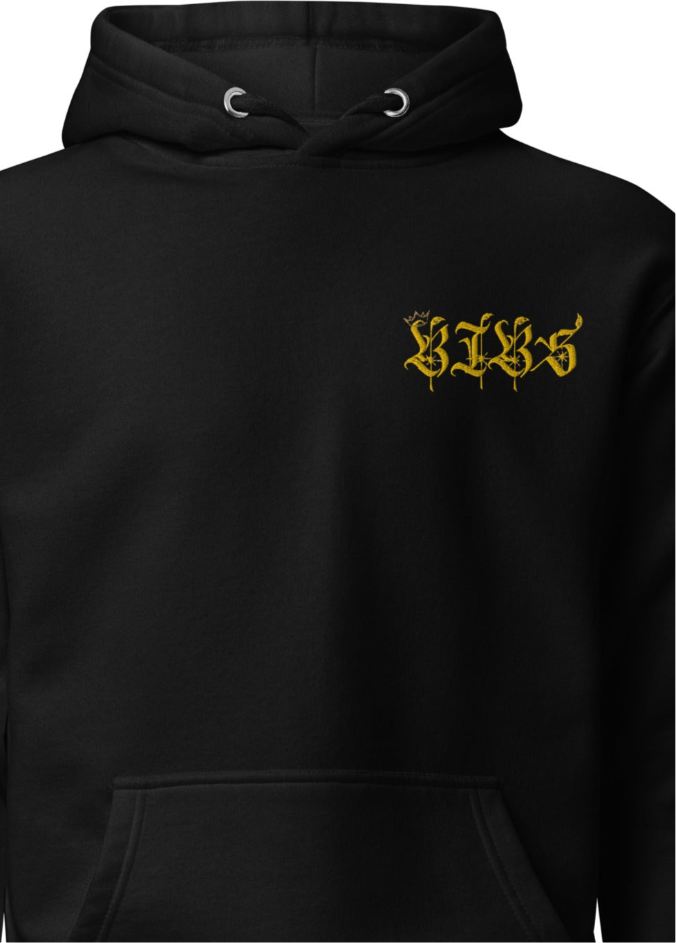 Gold Crown embroidery BIBS Unisex Hoodie