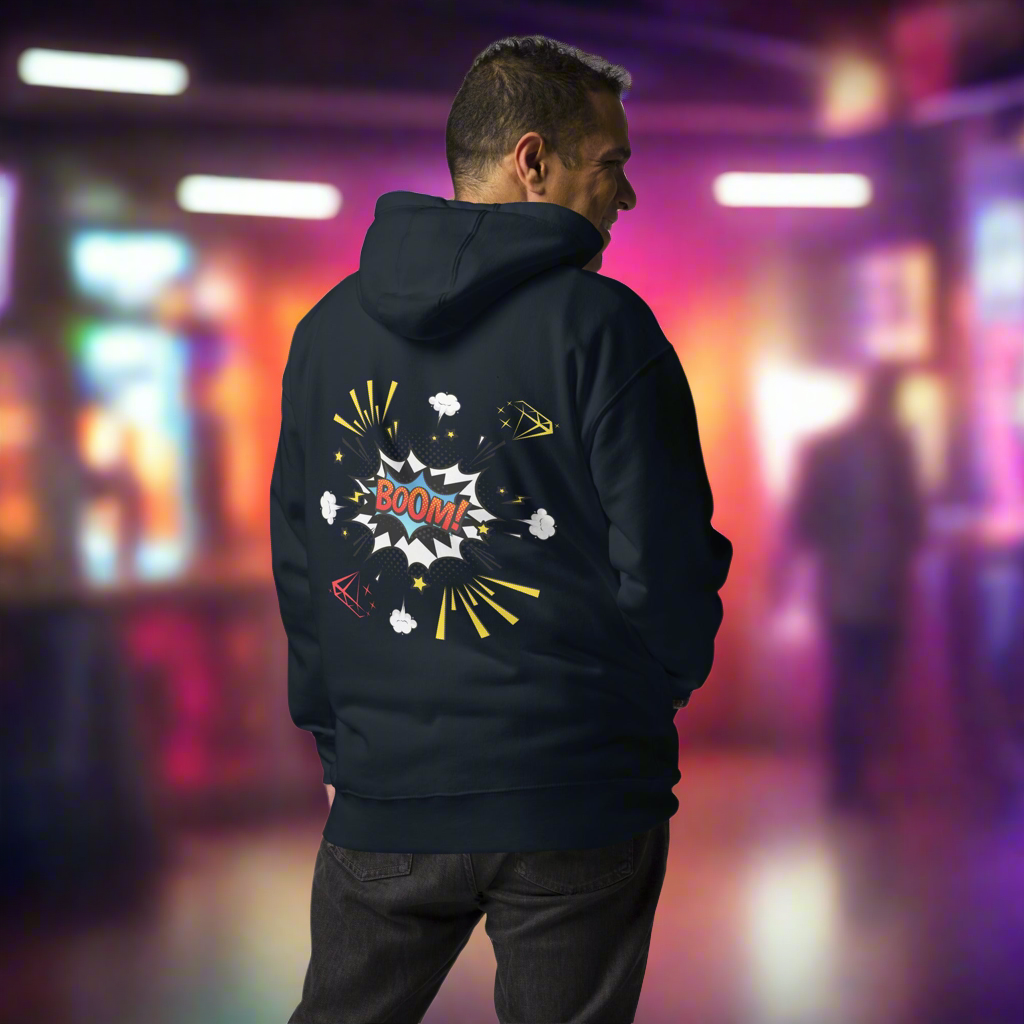 Here comes the BOOM 💥 Big B embroidery Unisex Hoodie