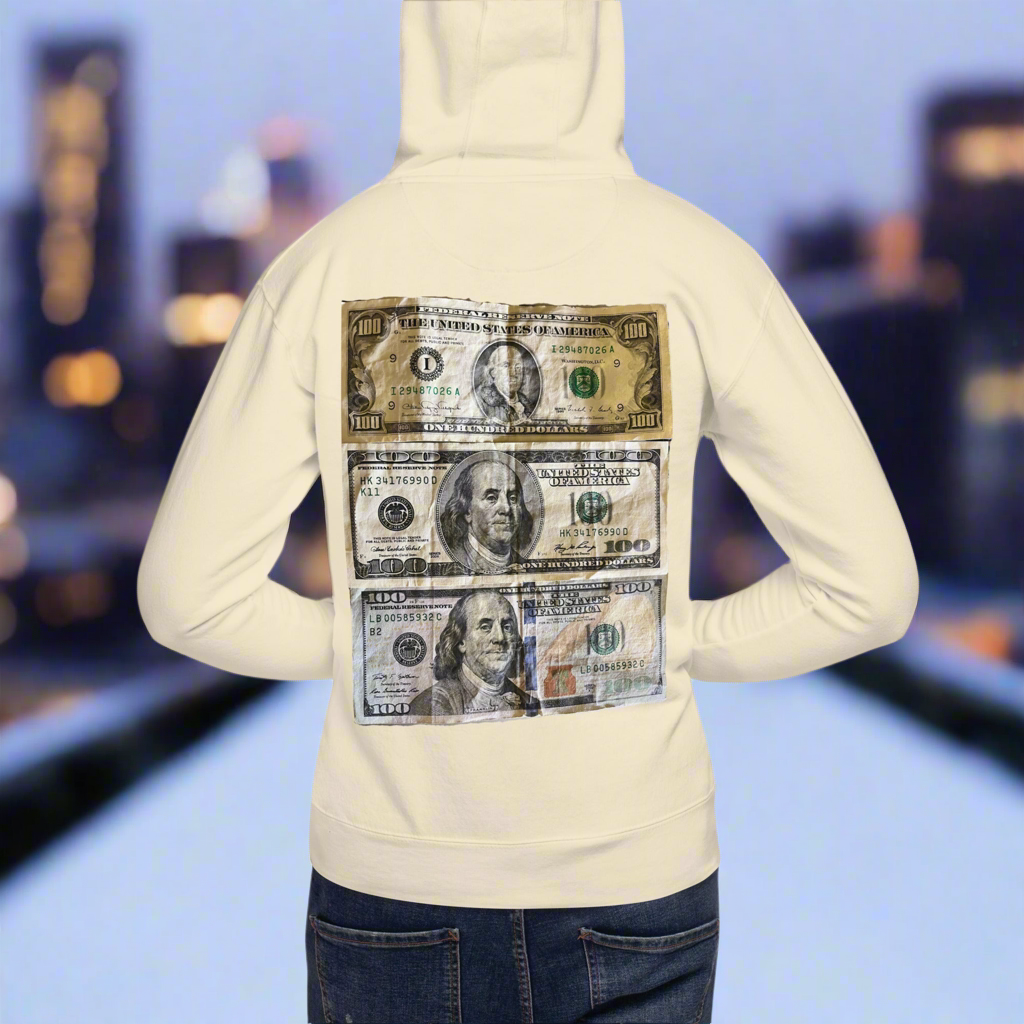 Crowned B Embroidery & Old to New Benjamin’s Unisex Hoodie