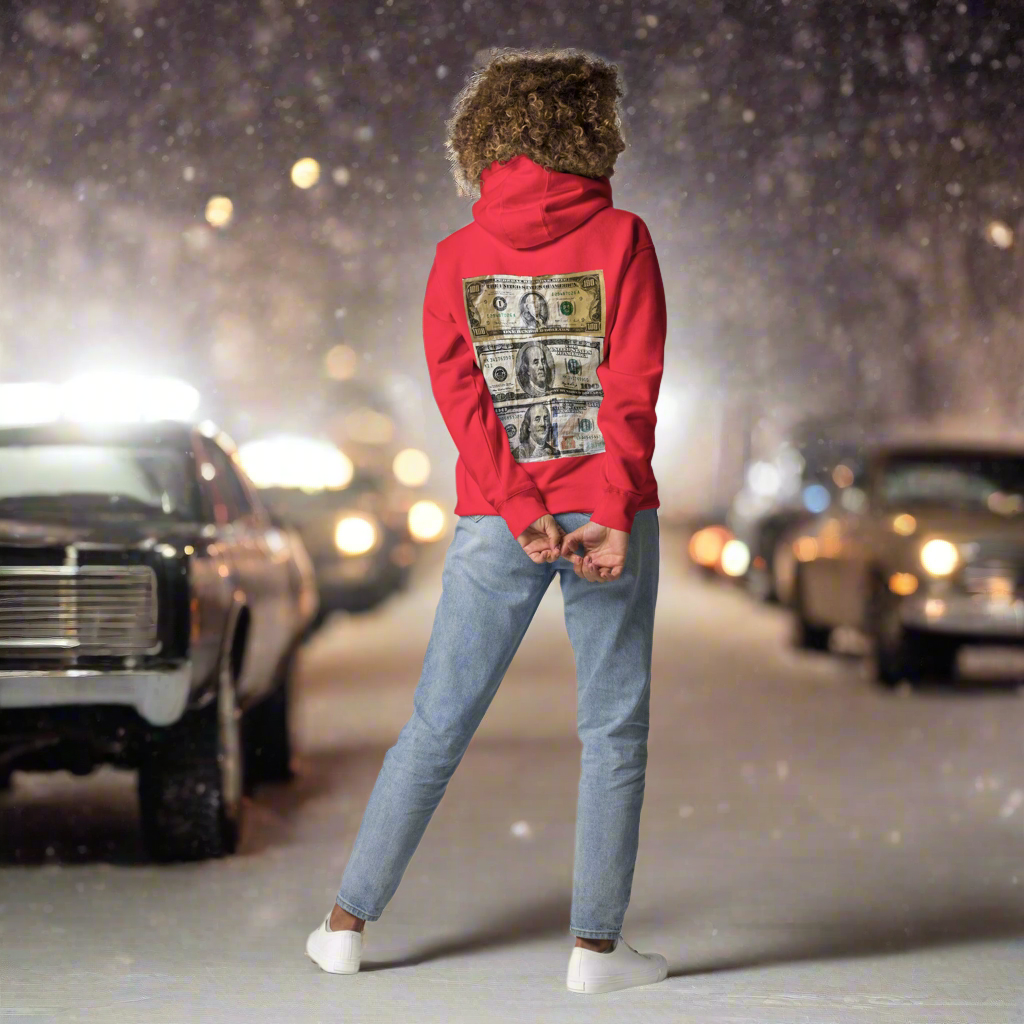 Crowned B Embroidery & Old to New Benjamin’s Unisex Hoodie