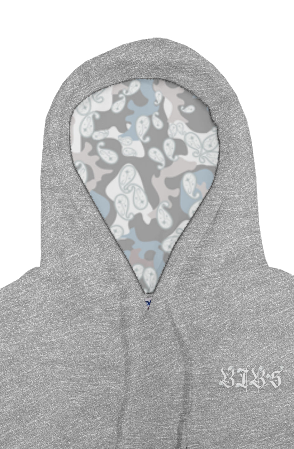BIBS Winter Camo & Paisley combined design pullover hoody