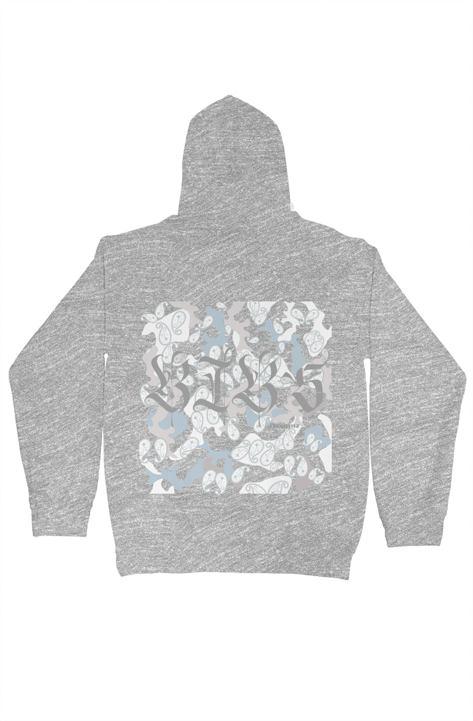 BIBS Winter Camo & Paisley combined design pullover hoody