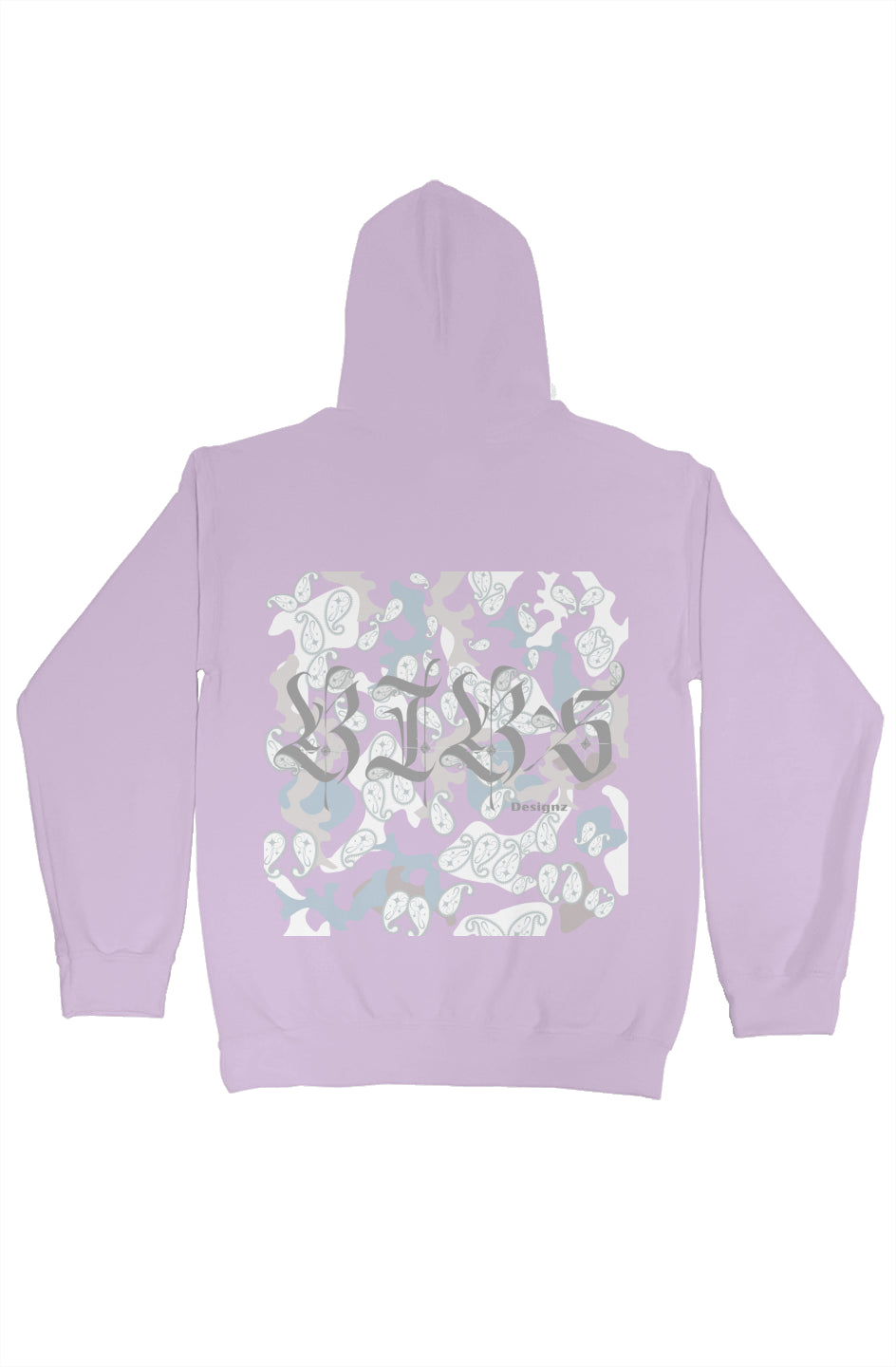 BIBS Winter Camo & Paisley combined design pullover hoody