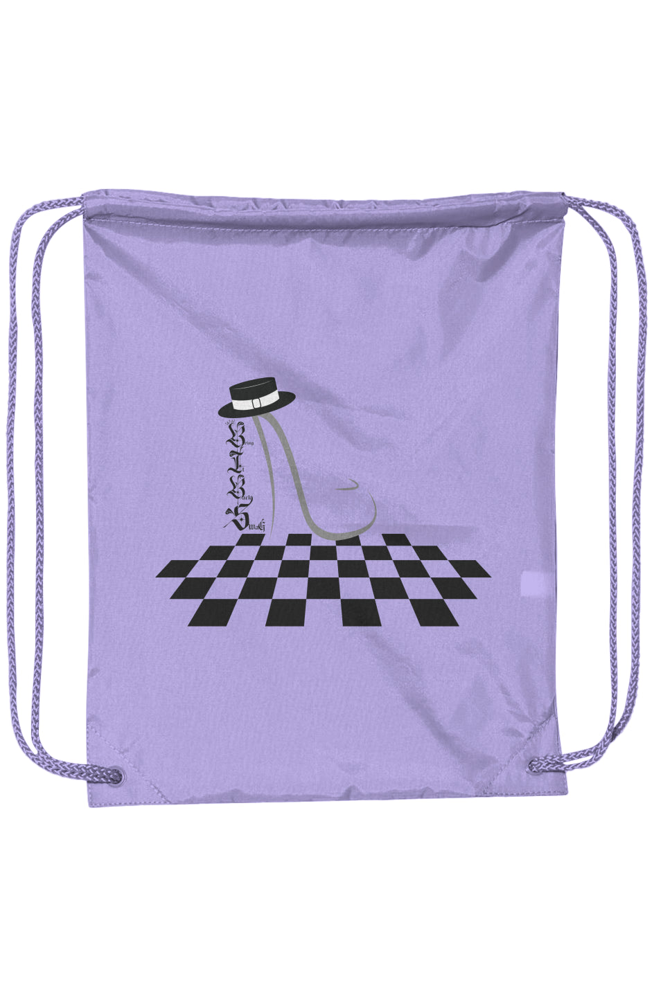 Heel & Checker Floor SwaG Drawstring Pack with DUR