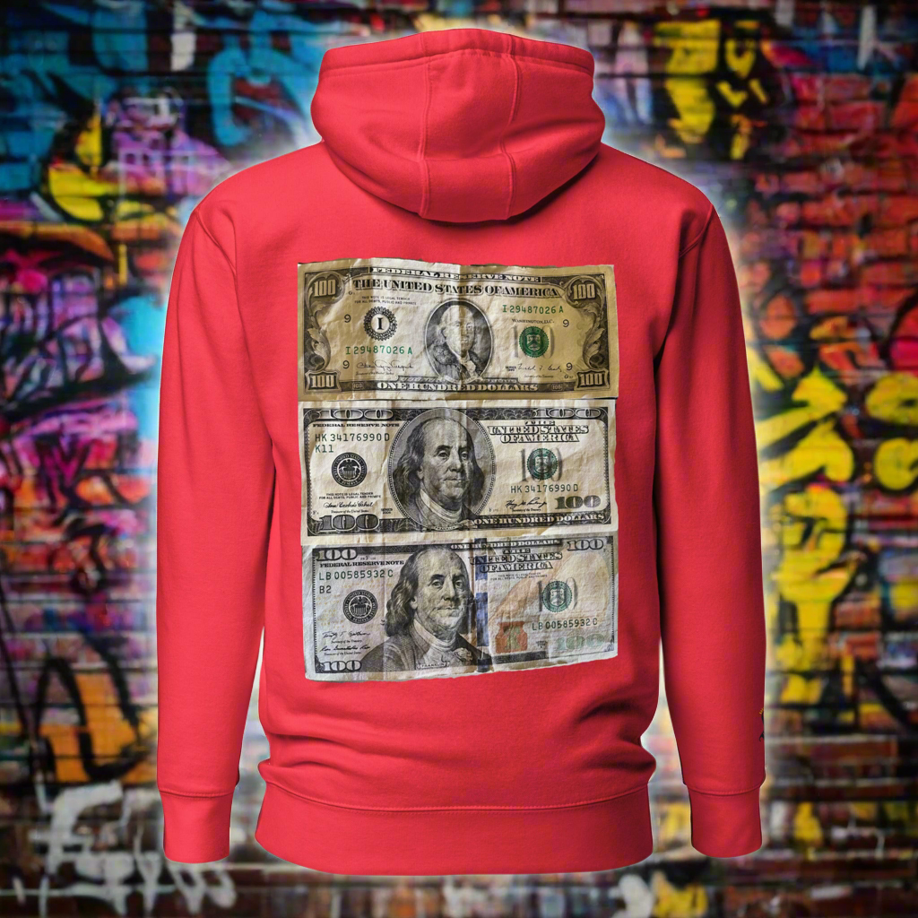 Crowned B Embroidery & Old to New Benjamin’s Unisex Hoodie