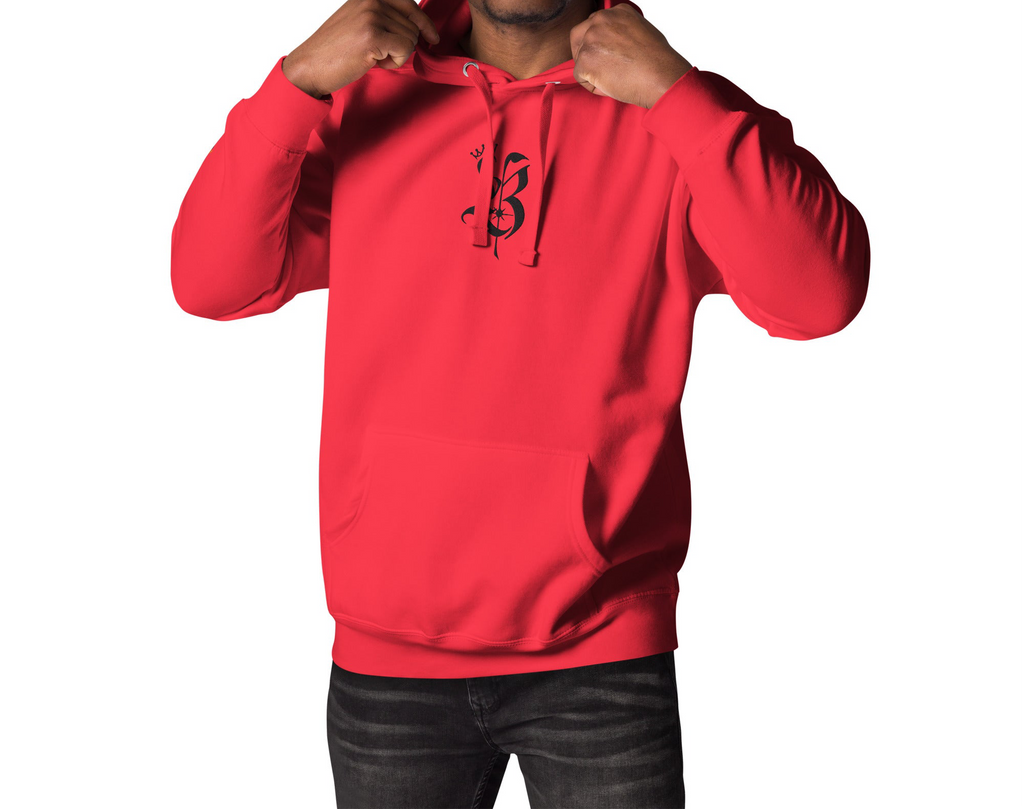 Crowned B Embroidery & Old to New Benjamin’s Unisex Hoodie