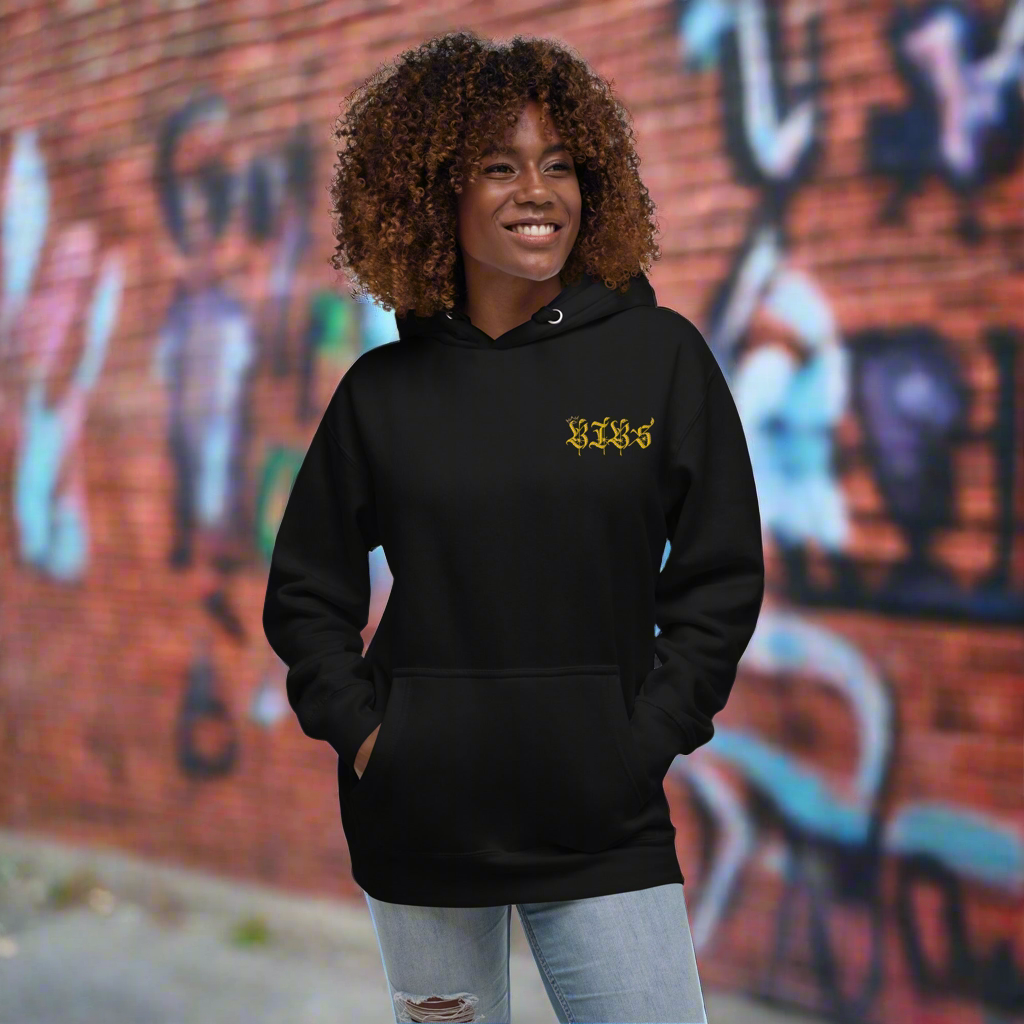 Gold Crown embroidery BIBS Unisex Hoodie