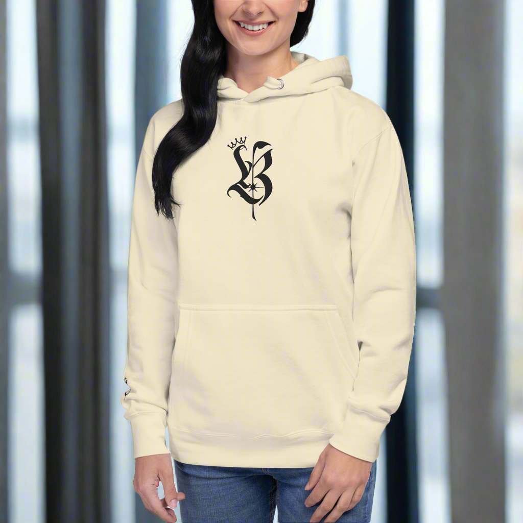 Crowned B Embroidery & Old to New Benjamin’s Unisex Hoodie