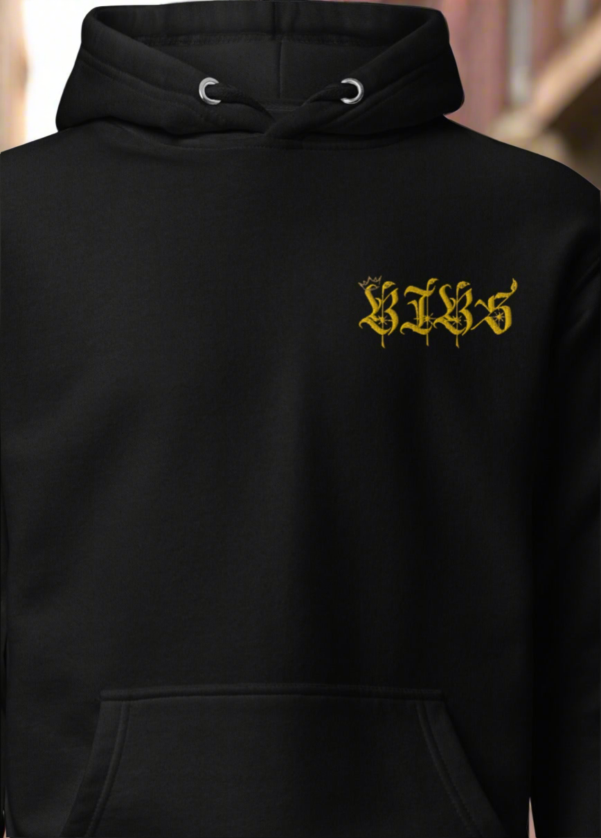 Gold Crown embroidery BIBS Unisex Hoodie