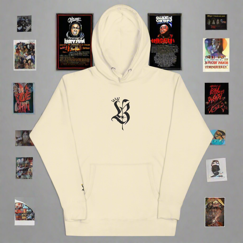 Crowned B Embroidery & Old to New Benjamin’s Unisex Hoodie