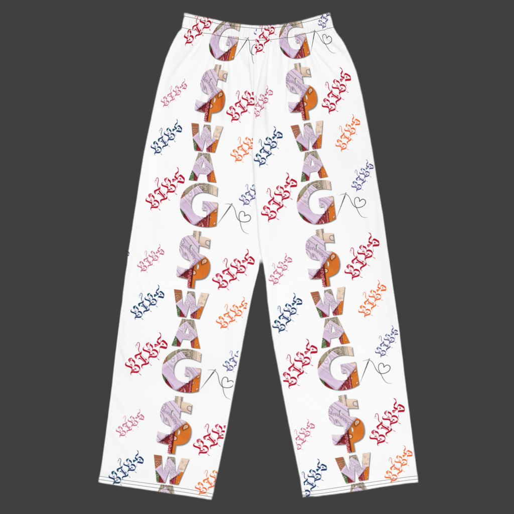 $waG BIBS All-over print unisex wide-leg pants