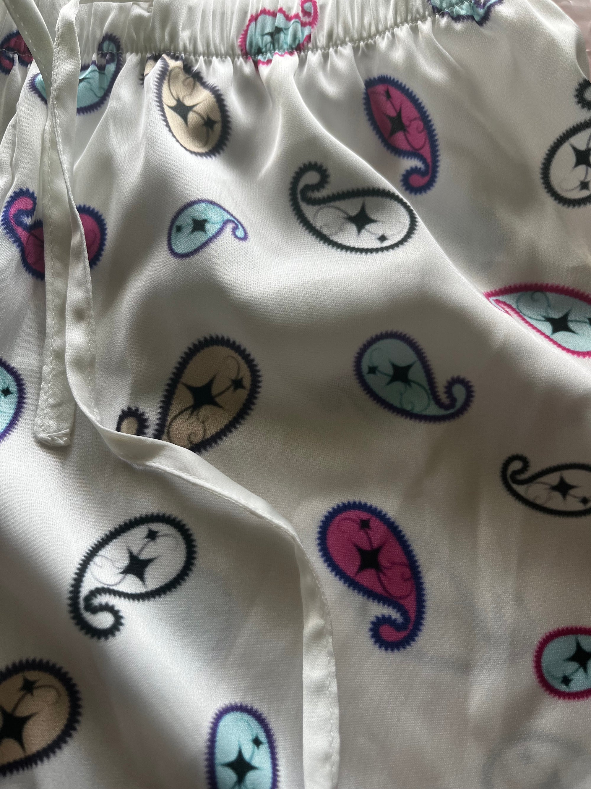 Custom Paisley Design Women’s pajama shorts